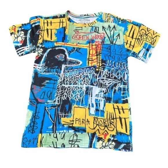 The Strokes X Jean Michael Basquiat “Bird On Money” T-Shirt Medium - Picture 1 of 6